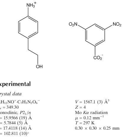 4 2 Hydroxyethyl Anilinium 3 5 Dinitrobenzoate