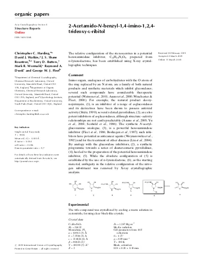 Top Pdf 2 Acetamido N ϵ Aminocaproyl 2 Deoxy Ss D Glucosylamine Sepharose 4b 1library