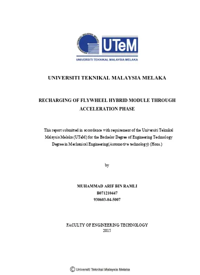 Design and analyze of flywheel plate for flywheel hybrid module