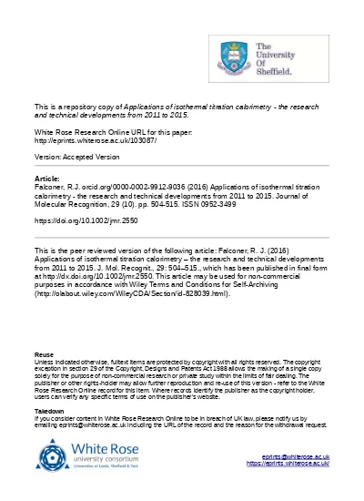 Top Pdf Isothermal Titration Calorimetry 1library