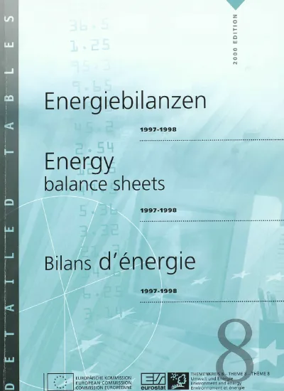 Overall Energy Balance Sheets 1963 1976 Eurostat 1977