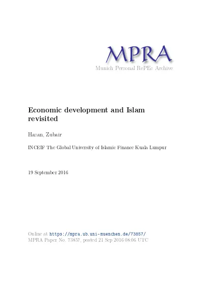 Role of Islamic banks in economic development