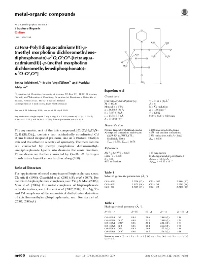 Catena Poly Trimethyltin Iv M 3 Trimethylstannylsulfanyl Benzoato K2o O