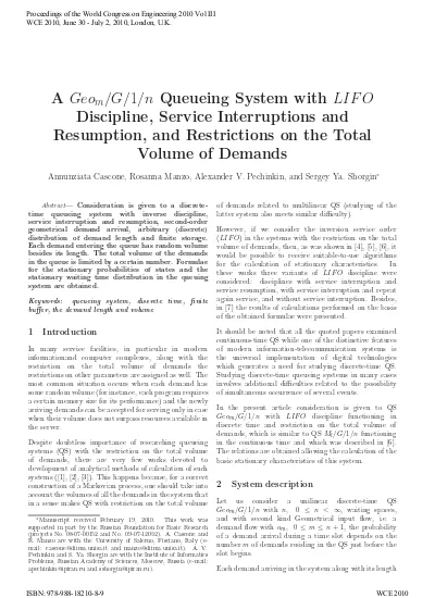 Top Pdf G D 1 Queueing System 1library