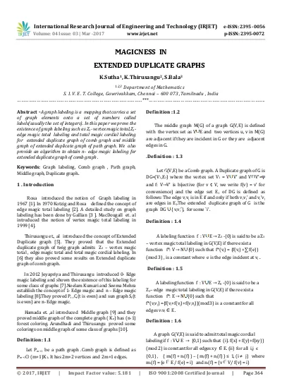 Top Pdf Vertex Magic Total Labeling Of Family Of Graphs 1library