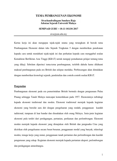 Top Pdf Pembangunan Ekonomi 1library