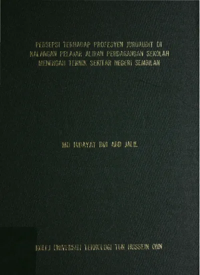 Top Pdf Pemilihan Kerjaya Di Kalangan Pelajar Aliran Perdagangan Sekolah Menengah Teknik Satu Kajian Kes 1library