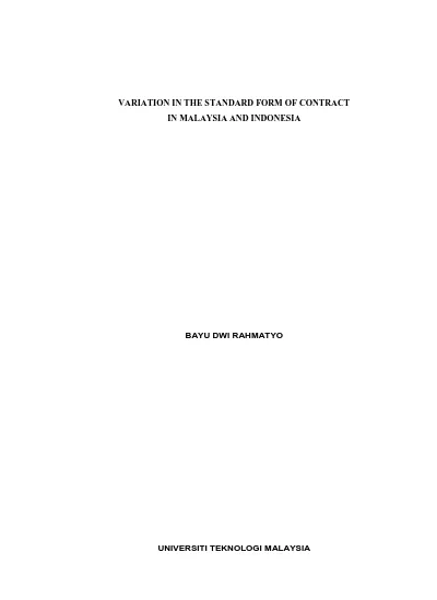 Top PDF Standard Form of Contract - 1Library