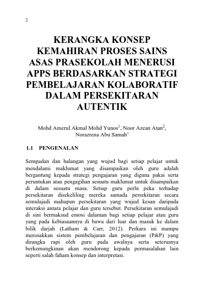 Penguasaan Kemahiran Proses Sains Bersepadu Dalam Ujian Amali Dan Ujian Bertulis Fizik Tingkatan 4