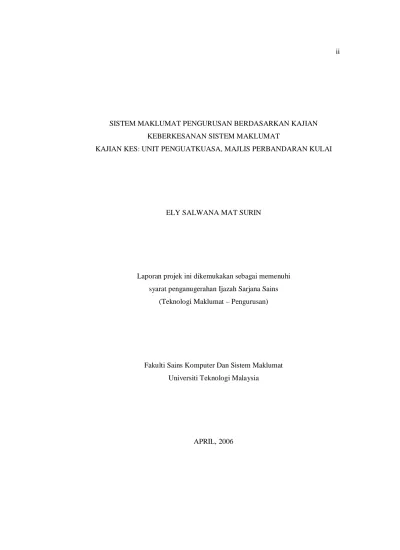 Top Pdf Sistem Maklumat Pengurusan 1library