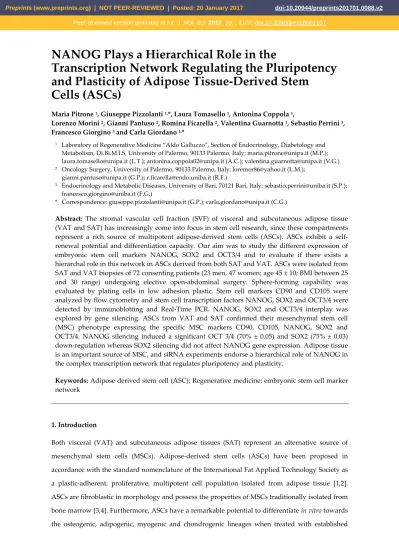 Original Article A Promising Way To Enhance In Vitro Expansion Of Adipose Derived Stem Cells