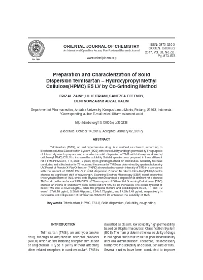 Top Pdf Preparation And Characterization Of Solid Dispersion Famotidine A Mannitol By Co Grinding Method 1library