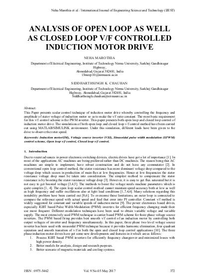 Top Pdf V F Controlled Induction Motor 1library