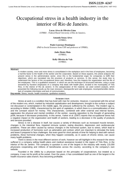 Application Characterisation Using A Lightweight Transaction Model