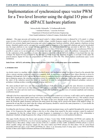 Top Pdf Space Vector Pwm Signal Generation For A Three Phase Inverter And Hardware Implementation Using µ Controller 1library