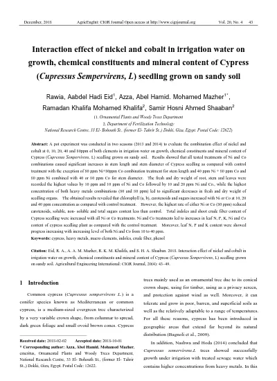 Top Pdf Physiological Role Of Humic Acid And Nicotinamide On Improving Plant Growth Yield And Mineral Nutrient Of Wheat Triticum Durum Grown Under Newly Reclaimed Sandy Soil 1library