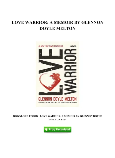 R122 Ebook Fee Download Love Warrior A Memoir By Glennon Doyle Melton Pdf