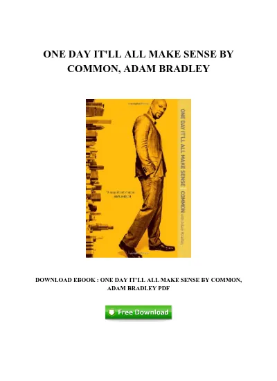 V704 Ebook Download Pdf One Day Itll All Make Sense By Common Adam Bradley Pdf