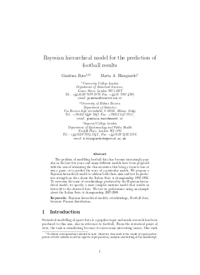 Top Pdf Bayesian Hierarchical Model 1library