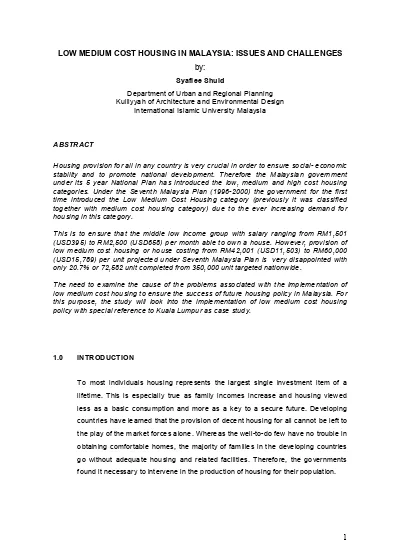 Social housing at the crossroads : possibilities for investment 