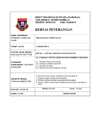 Modul Pecutan Kertas 3 2016