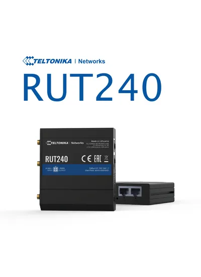 HARDWARE DATASHEET // RUT240 FRONT VIEW BACK VIEW POWER SOCKET PINOUT